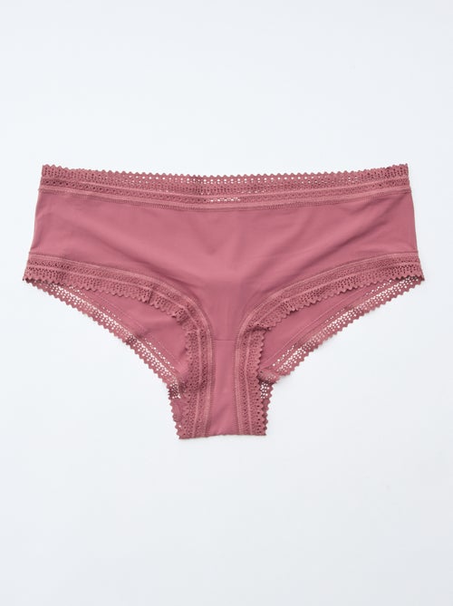 Pack de 3 shortys en microfibra estampada - Kiabi