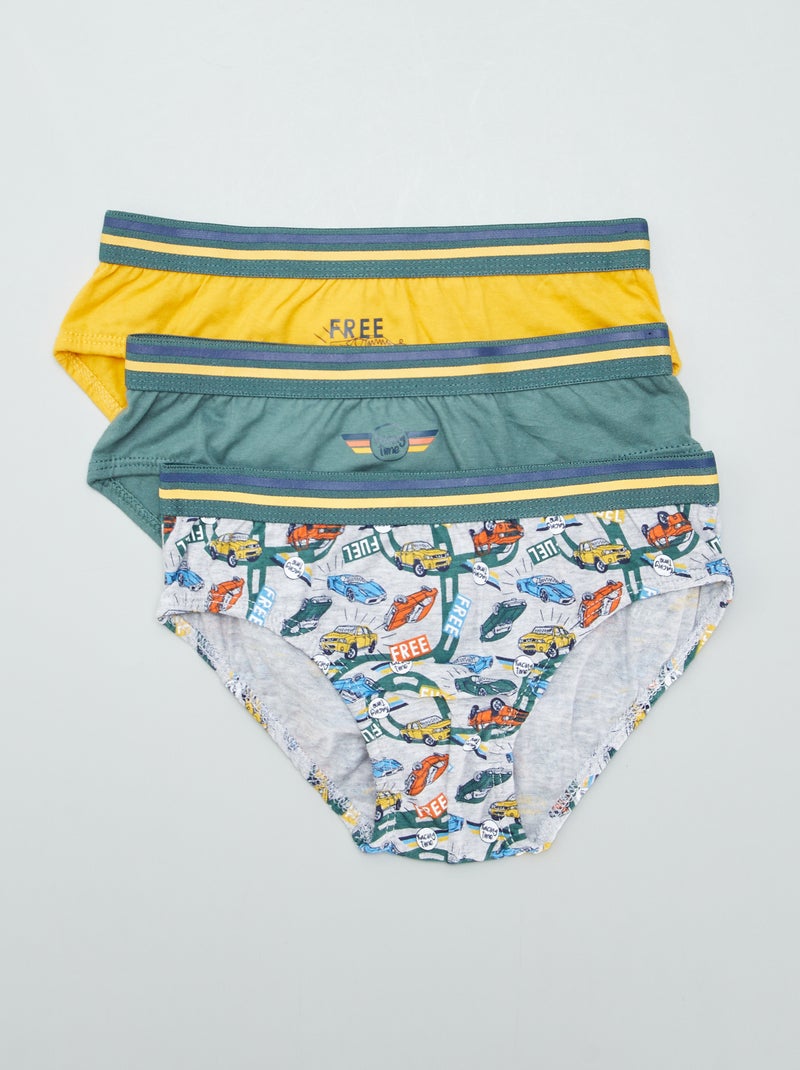 Pack de 3 slips AMARILLO - Kiabi