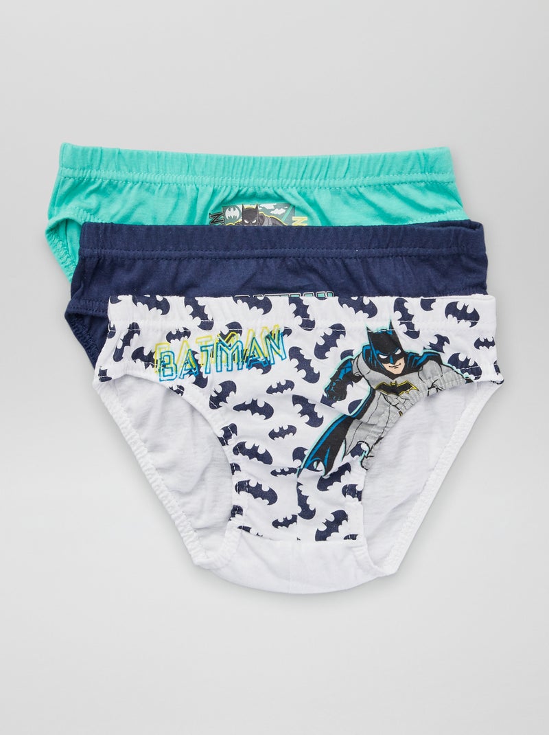 Pack de 3 slips 'Batman' AZUL - Kiabi