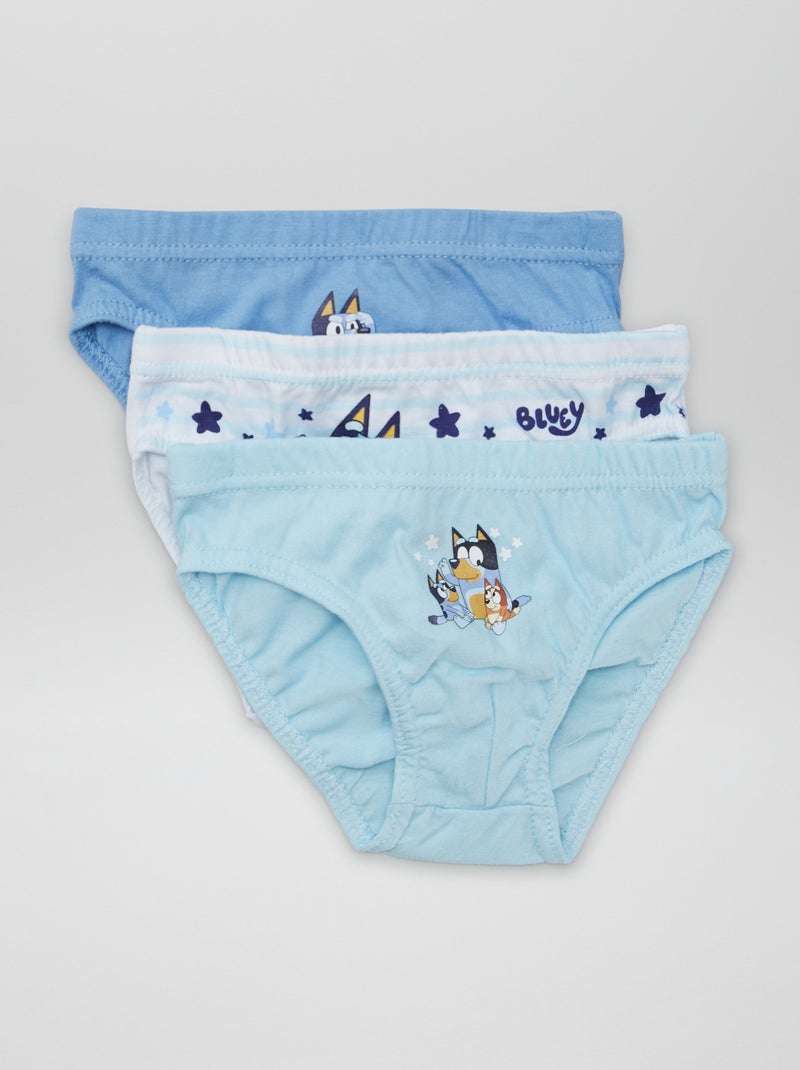 Pack de 3 slips 'Bluey' AZUL - Kiabi