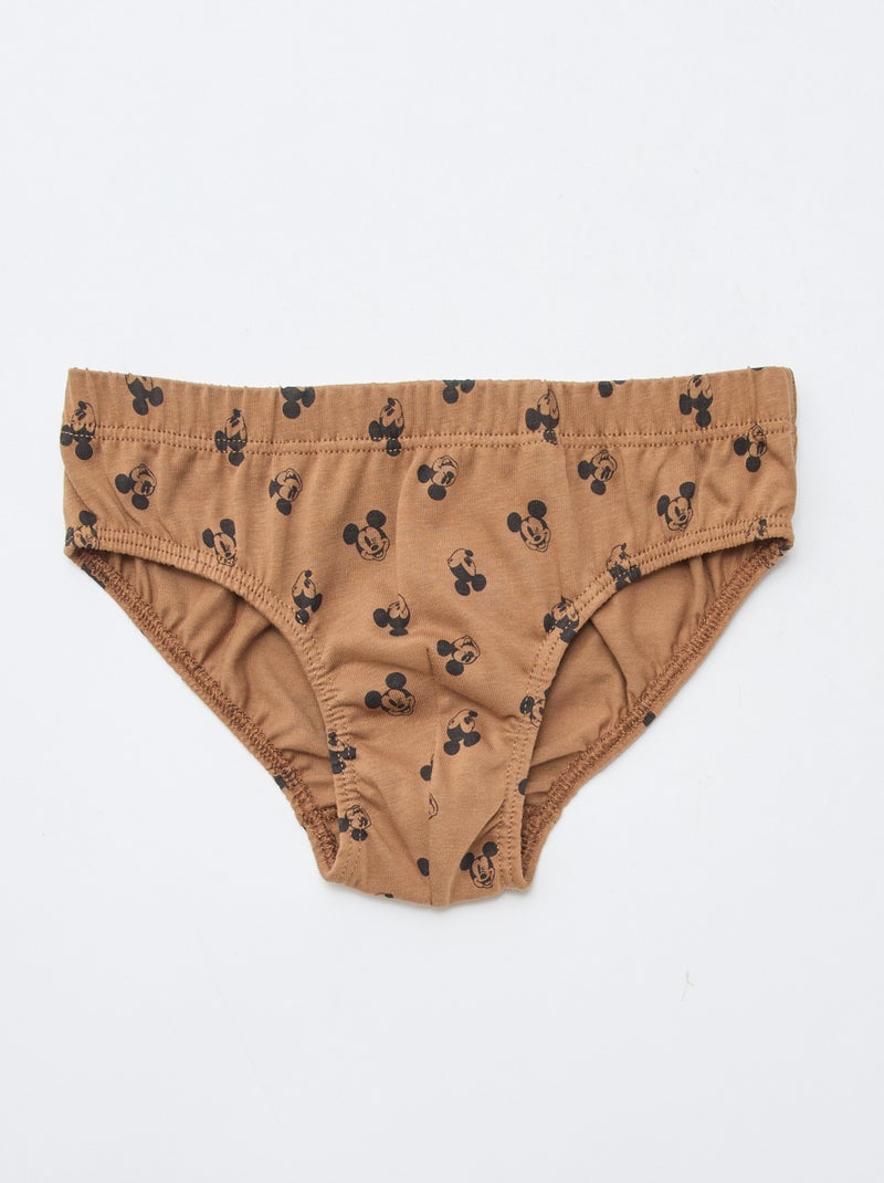 Pack de 3 slips 'Disney' de algodón Marron - Kiabi