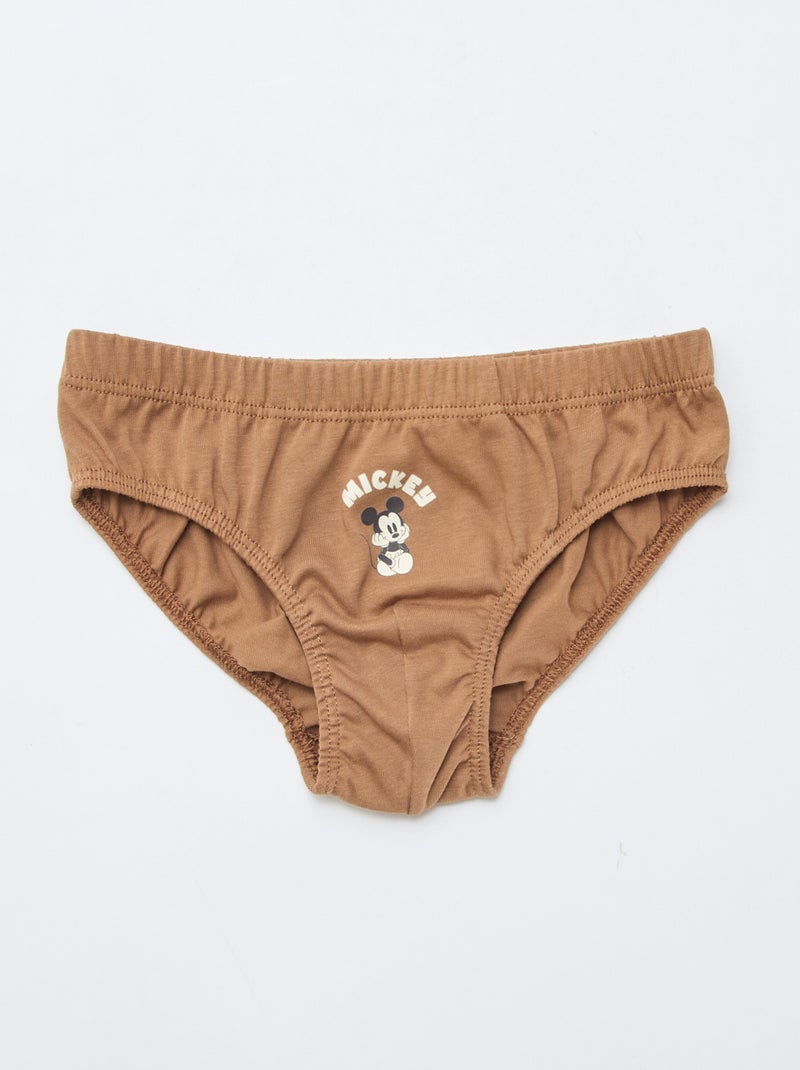 Pack de 3 slips 'Disney' de algodón Marron - Kiabi
