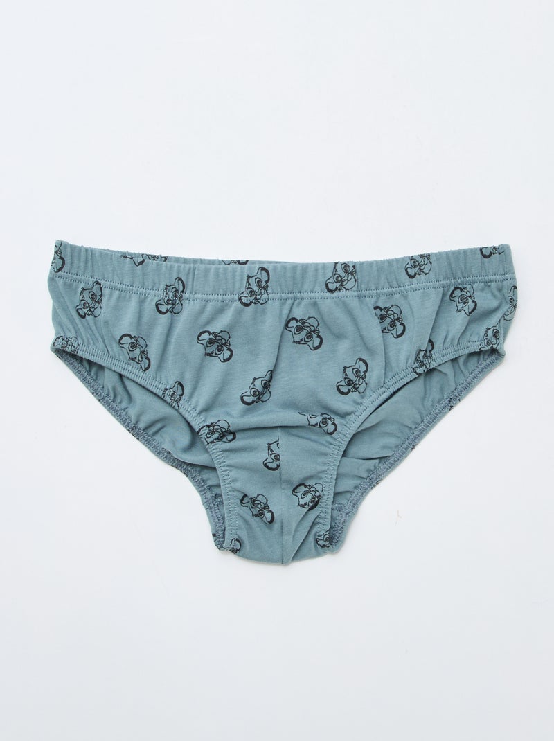 Pack de 3 slips 'Disney' de algodón Verde - Kiabi