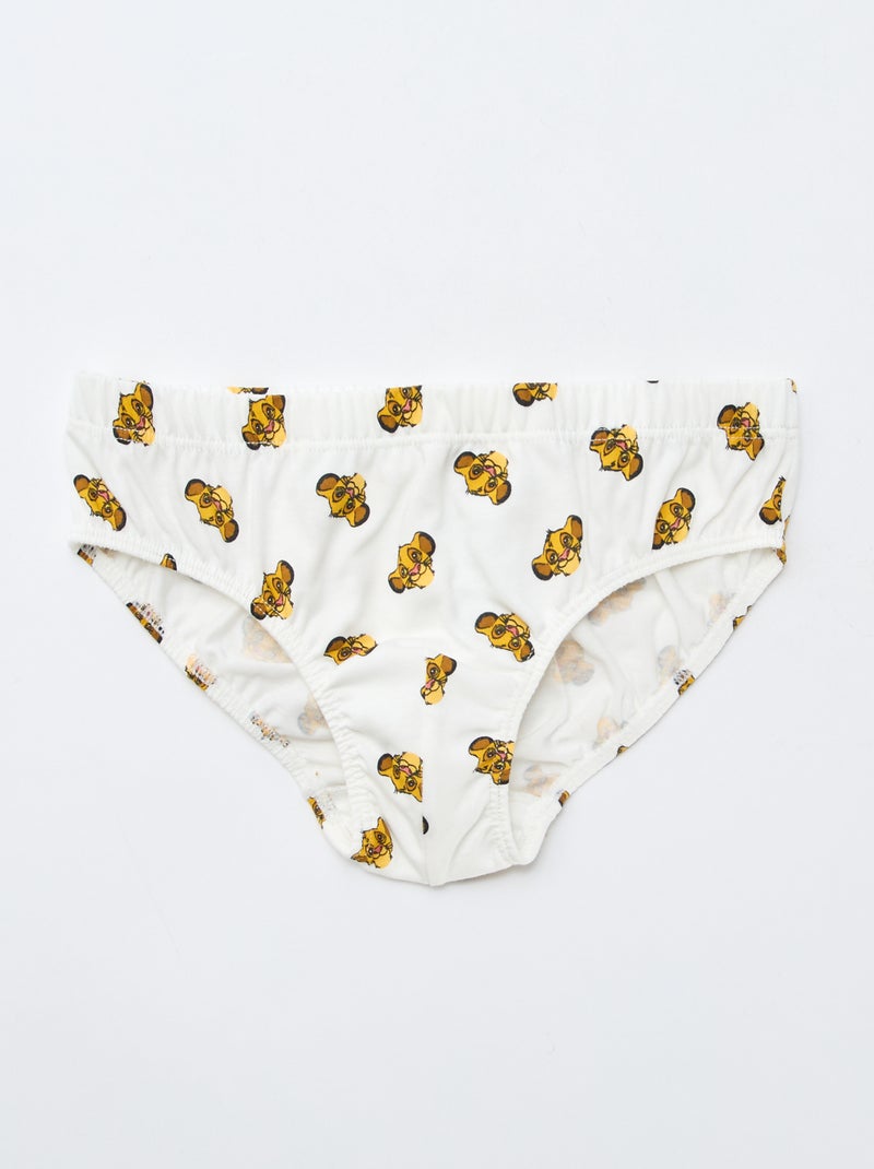 Pack de 3 slips 'Disney' de algodón Verde - Kiabi