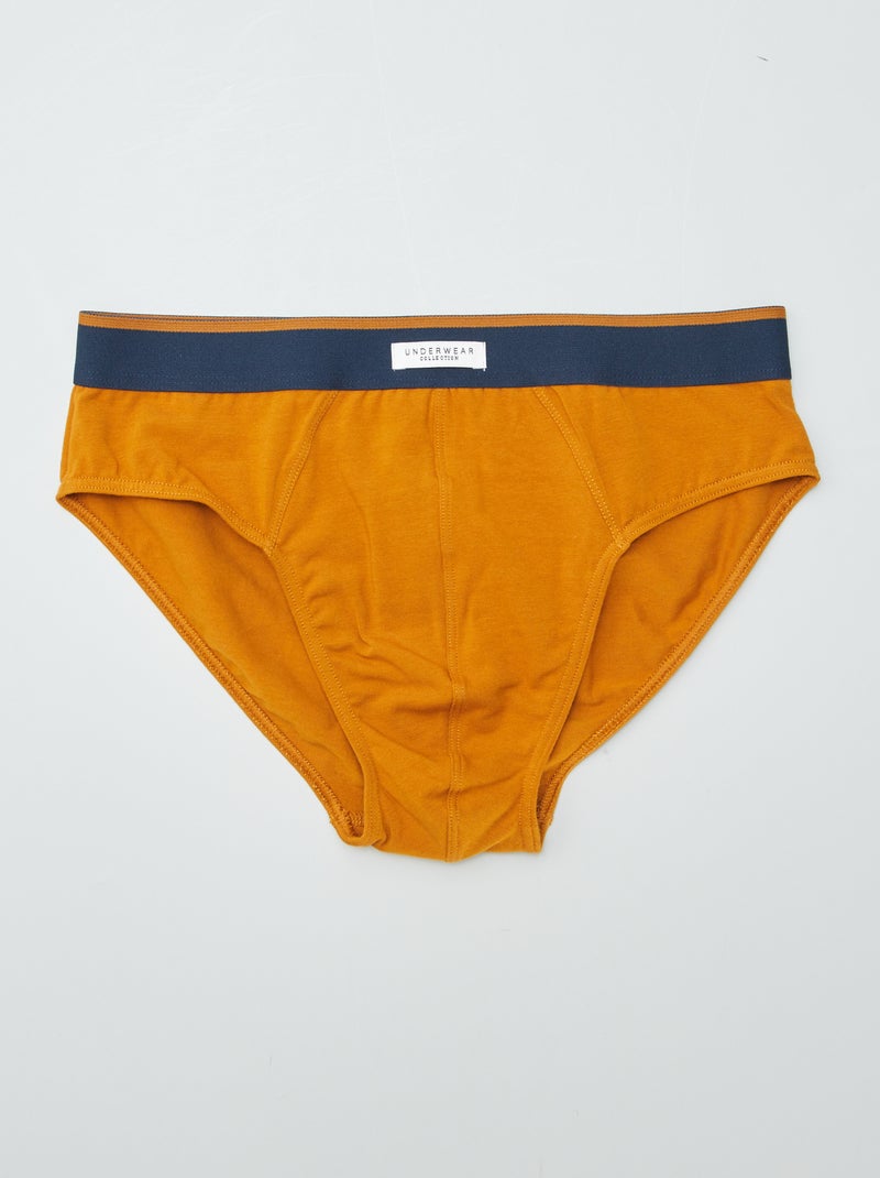 Pack de 3 slips estampados AMARILLO - Kiabi