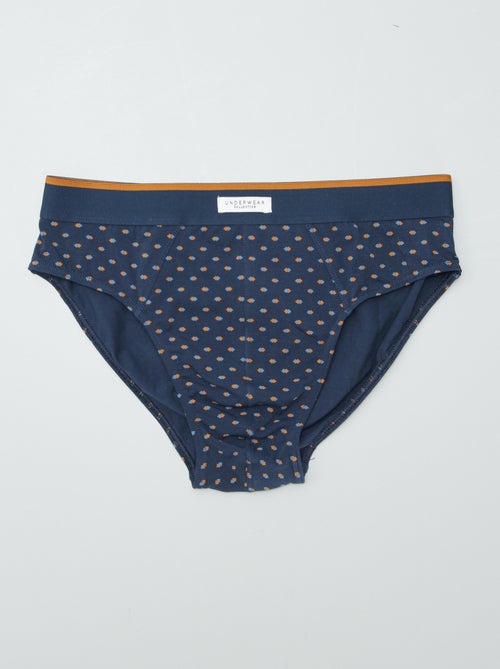 Pack de 3 slips estampados - Kiabi