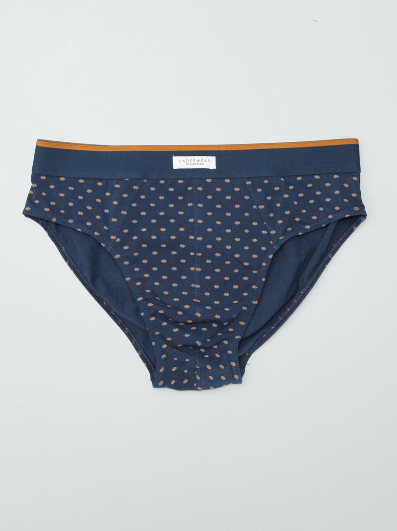 Pack de 3 slips estampados AMARILLO - Kiabi