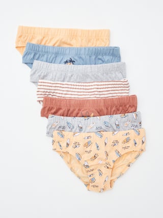 Pack de 3 slips estampados
