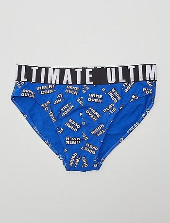 Pack de 3 slips estampados