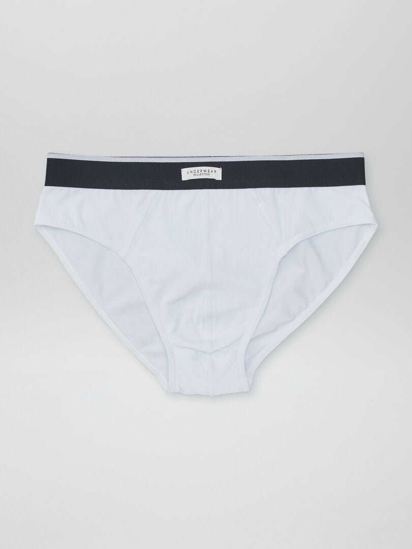Pack de 3 slips estampados NEGRO - Kiabi