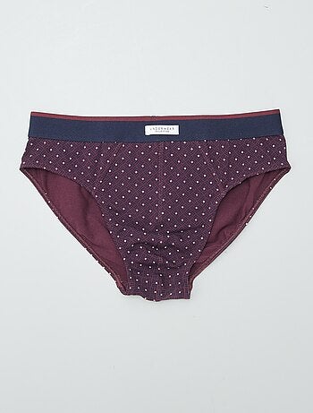 Pack de 3 slips estampados