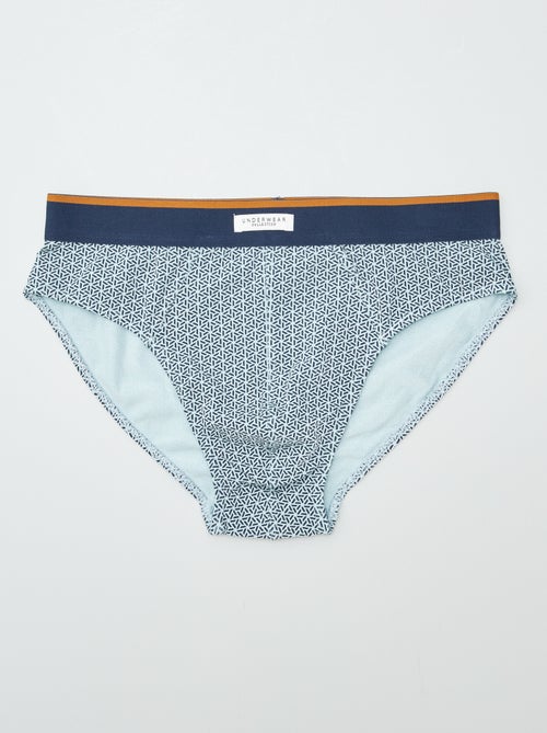 Pack de 3 slips estampados - Kiabi