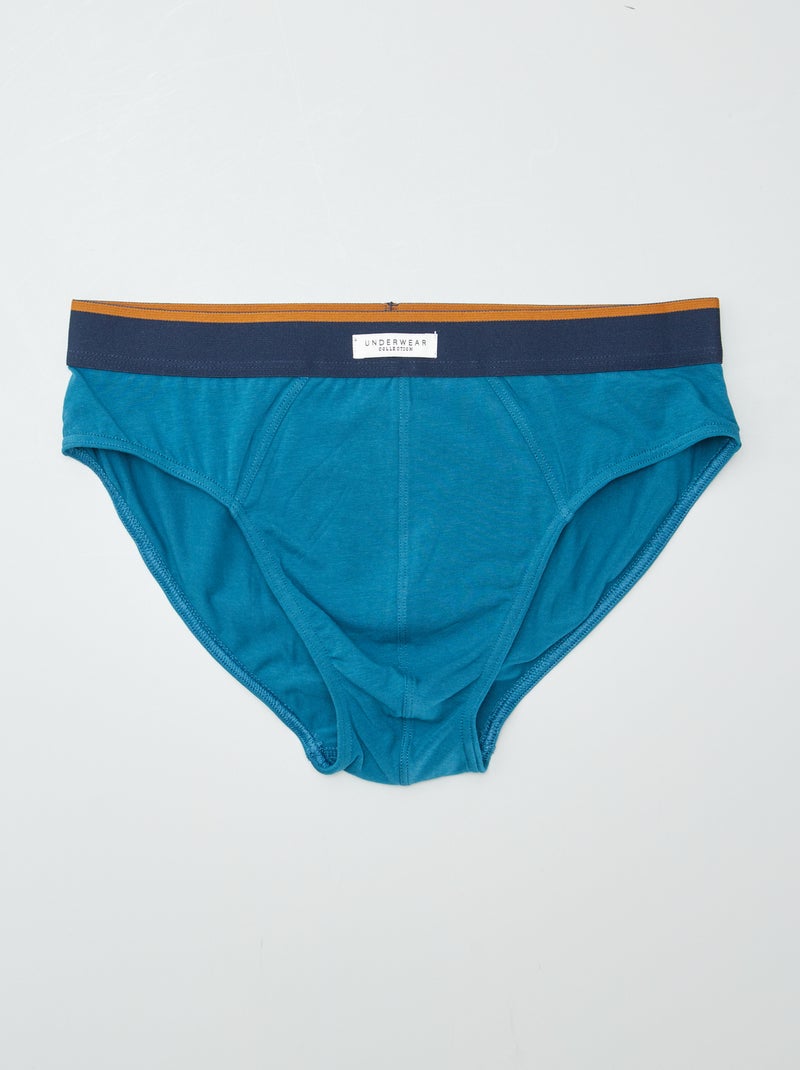 Pack de 3 slips estampados VERDE - Kiabi