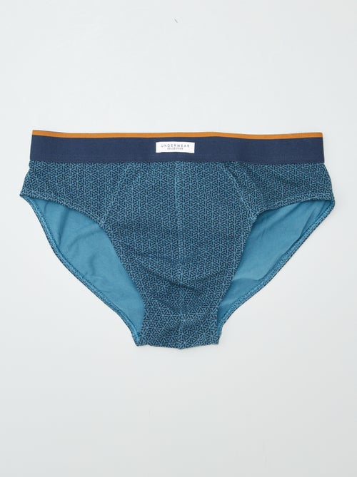 Pack de 3 slips estampados - Kiabi