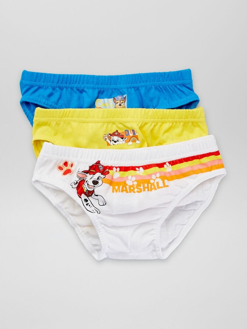 Pack de 3 slips 'La Patrulla Canina' BLANCO - Kiabi