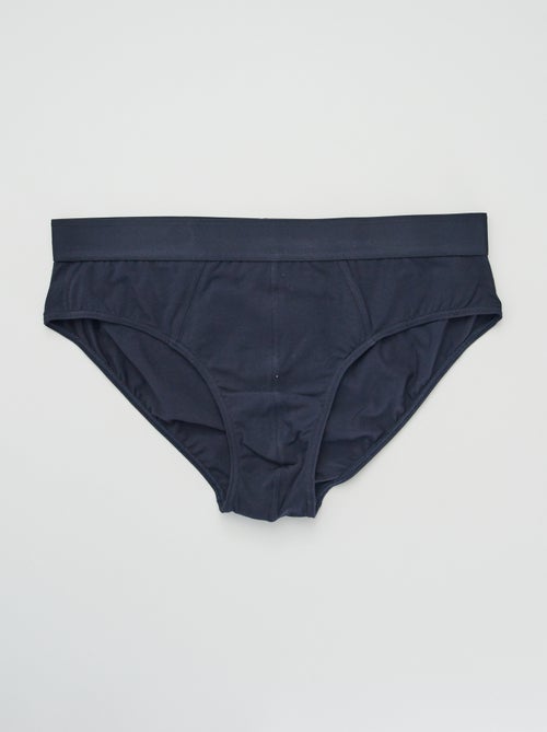 Pack de 3 slips lisos - Kiabi