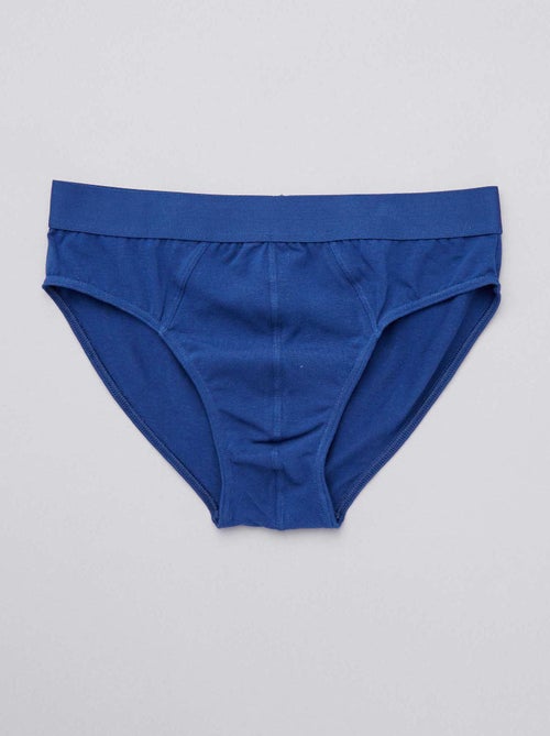 Pack de 3 slips lisos - Kiabi