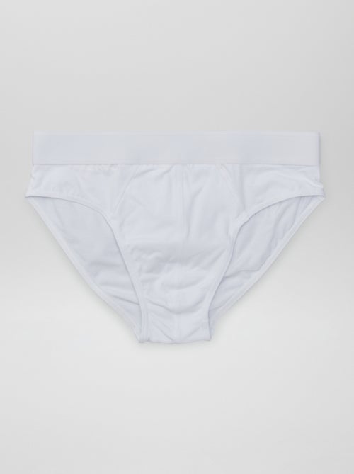 Pack de 3 slips lisos - Kiabi