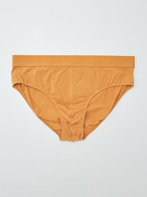 Pack de 3 slips lisos - Kiabi