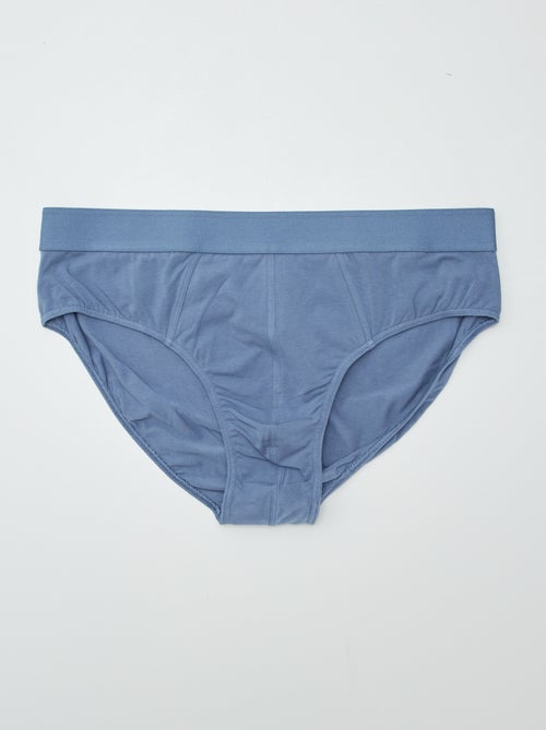 Pack de 3 slips lisos - Kiabi