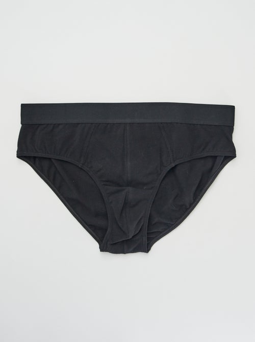 Pack de 3 slips lisos - Kiabi