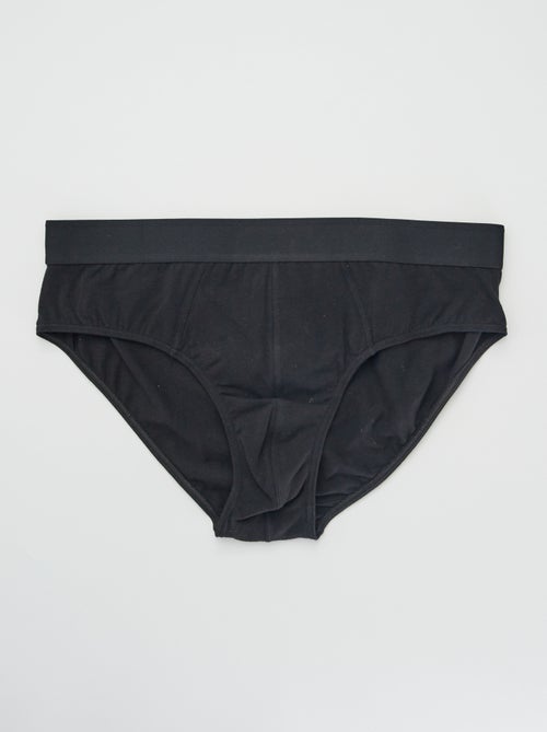 Pack de 3 slips lisos - Kiabi