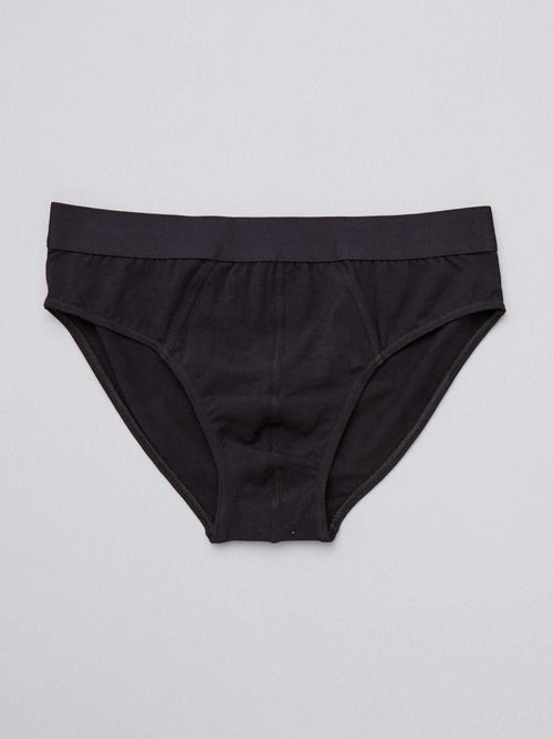 Pack de 3 slips lisos - Kiabi