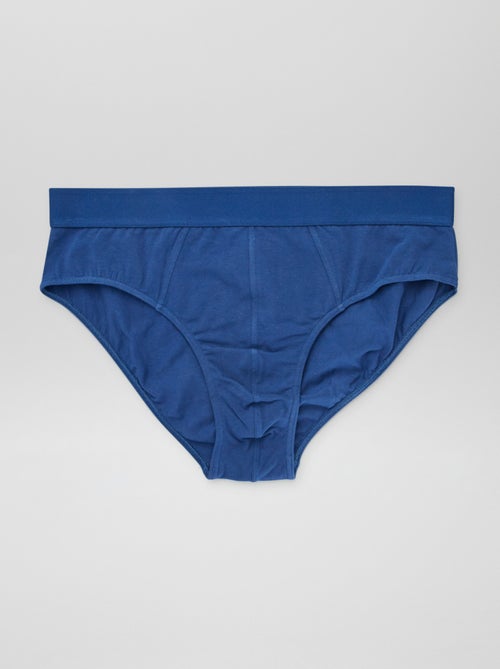 Pack de 3 slips lisos - Kiabi