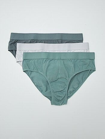 Pack de 3 slips lisos