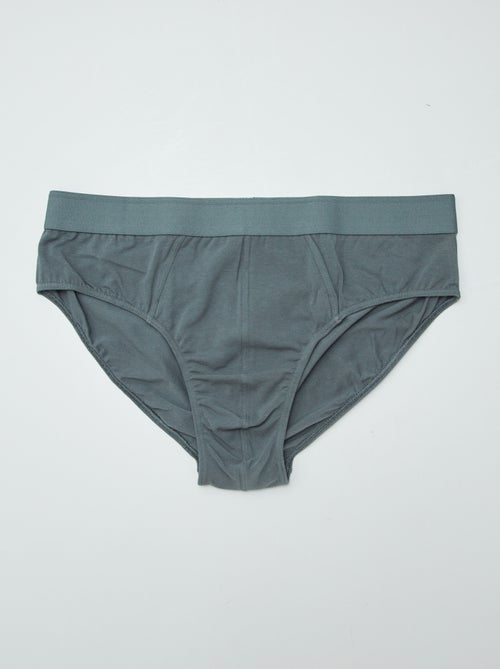 Pack de 3 slips lisos - Kiabi