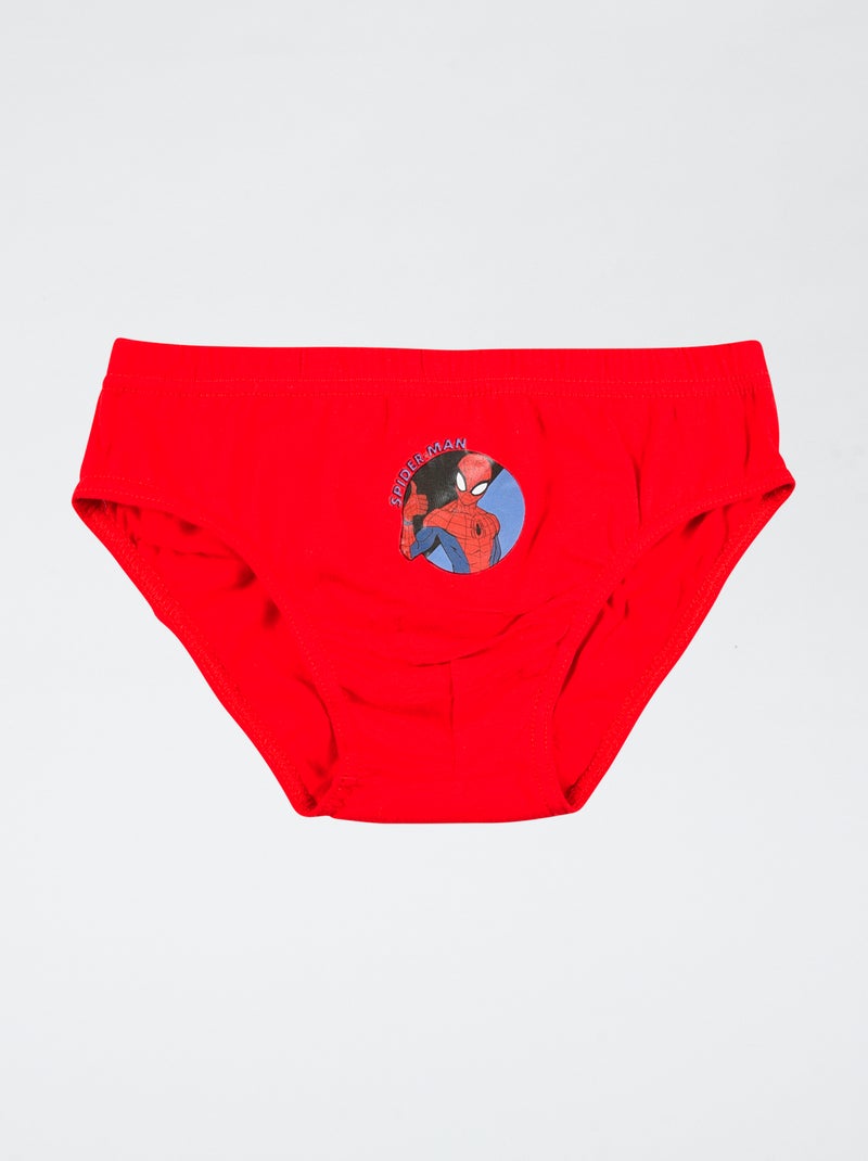 pack de 3 slips 'Marvel' Spiderman' en algodón Azul - Kiabi