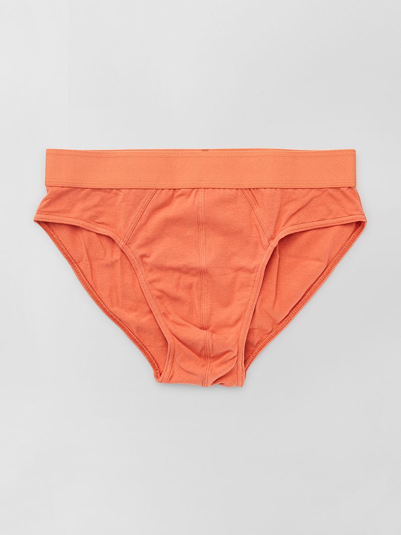 Pack de 3 slips NARANJA Kiabi 9.00€