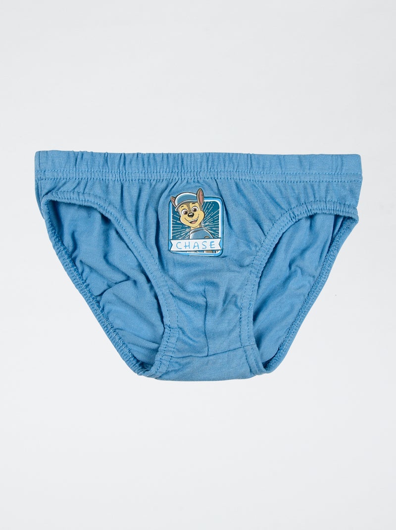 pack de 3 slips 'Patrulla Canina' de algodón Azul - Kiabi