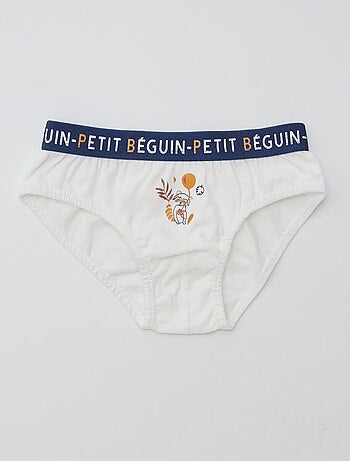 Pack de 3 slips 'Petit Béguin'