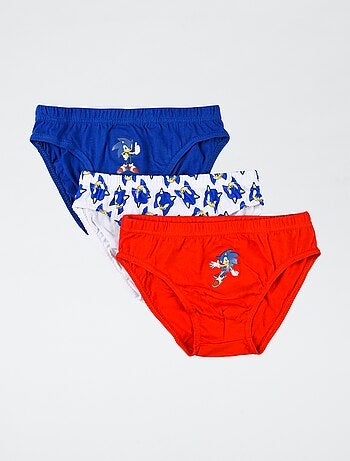 pack de 3 slips 'Sonic' de algodón
