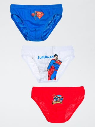 Pack de 3 slips 'Superman'