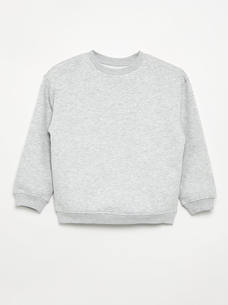 Pack de 3 sudaderas de forro polar de manga larga Gris - Kiabi