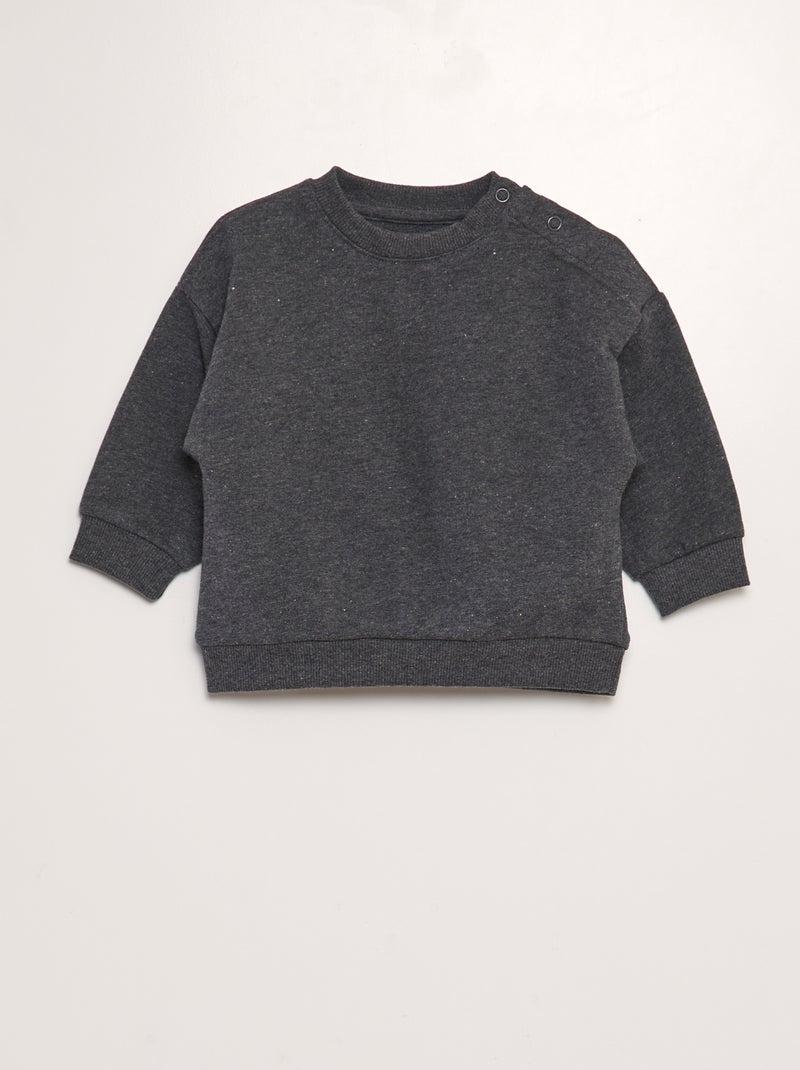 Pack de 3 sudaderas lisas GRIS - Kiabi