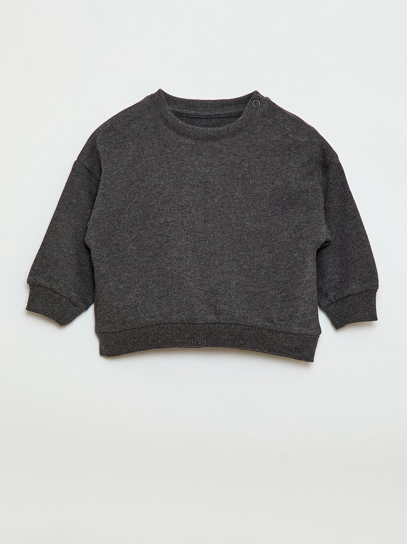 Pack de 3 sudaderas lisas Gris - Kiabi