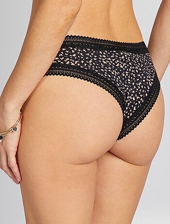 Pack de 3 tangas de microfibra estampados