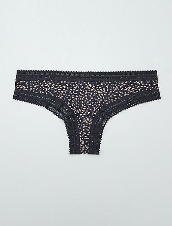 Pack de 3 tangas de microfibra estampados