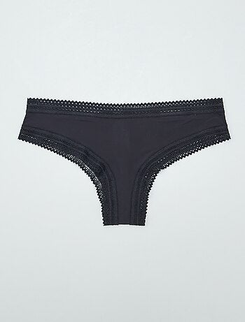 Pack de 3 tangas de microfibra estampados