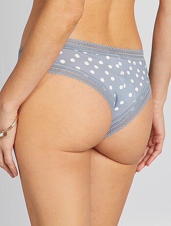 Pack de 3 tangas de microfibra estampados