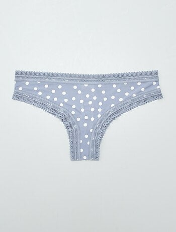 Pack de 3 tangas de microfibra estampados