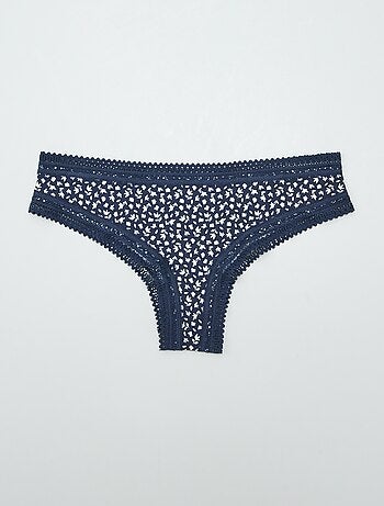 Pack de 3 tangas de microfibra estampados