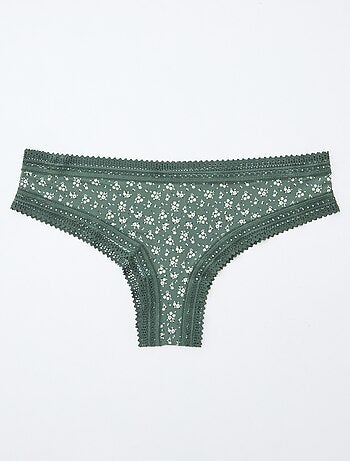 Pack de 3 tangas de microfibra estampados