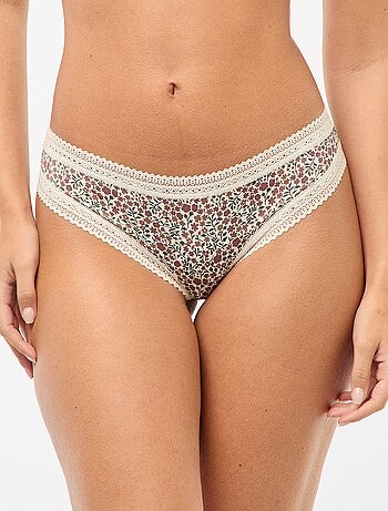 Pack de 3 tangas de microfibra estampados