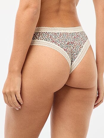 Pack de 3 tangas de microfibra estampados