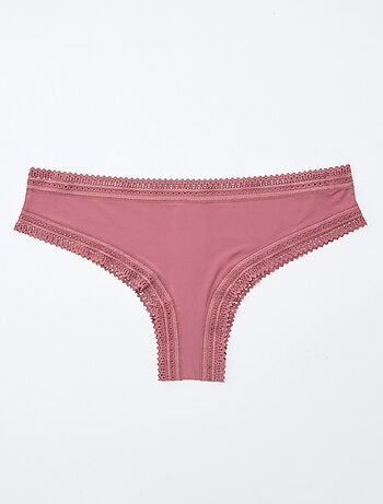 Pack de 3 tangas de microfibra estampados