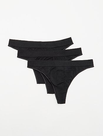 Pack de 3 tangas sin costuras